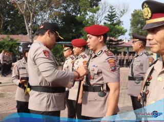 Kapolres Langkat Pimpin Sertijab Wakapolres, Para Kasat dan Kapolsek Besitang